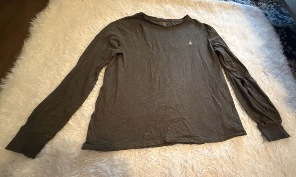 Polo Ralph Lauren Long Sleeve Cotton Crew Neck T-Shirt, Olive Green‎